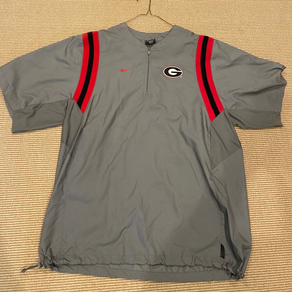 EUC Men’s UGA Nike Golf pullover shirt size Large